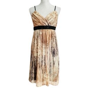 ROULETTE Sleeveless Cross Neck Cocktail Dress – Size 8 (Medium) GUC